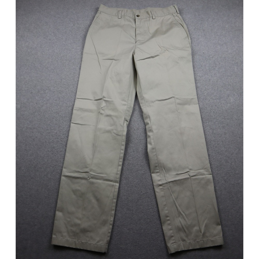 Jos. A. Bank Pants Mens 34x34 Executive Collection Khaki Straight Chino Trousers